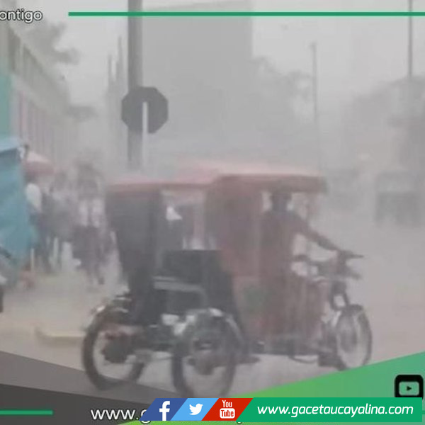 Ucayali soporta lluvias intensas y descenso térmico por nuevo friaje regional.