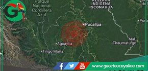 Temblor de magnitud 4.3  sorprendio a la región Ucayali esta madrugada