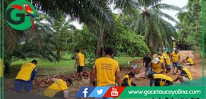 Sentenciados de Medio Libre embellecen zoológico de Pucallpa en jornada comunitaria.