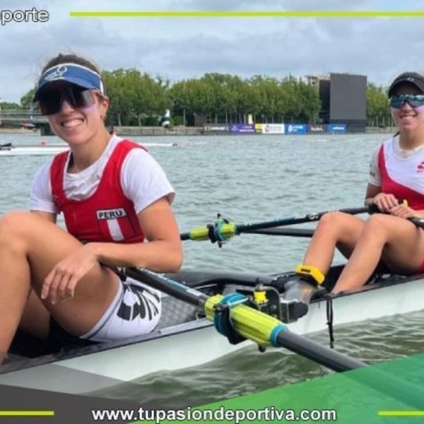 Alessia y Valeria Palacios consiguen medalla de bronce en el Mundial de Remo en Shanghái.