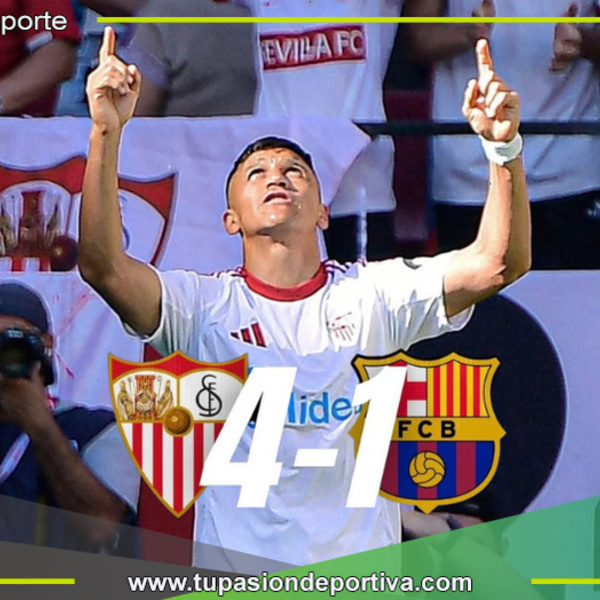 Barcelona cae 4-1 ante Sevilla y pierde el liderato