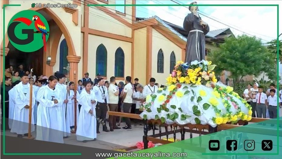 🟢 Contamana celebra con fervor a su patrono San Francisco de Asís