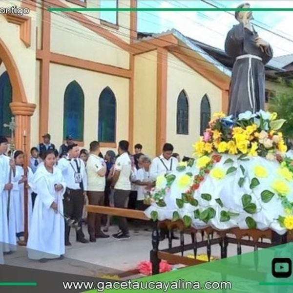 🟢 Contamana celebra con fervor a su patrono San Francisco de Asís