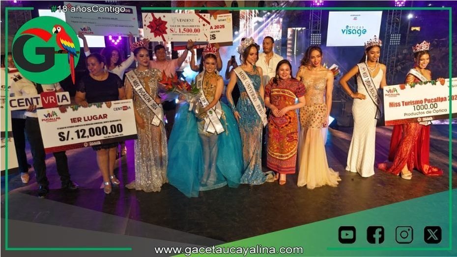 Kennya Marquez es coronada como la nueva "Miss Pucallpa 2025"