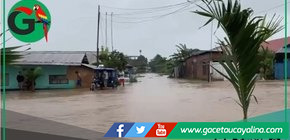 Torrencial lluvia deja caos y graves inundaciones en Pucallpa