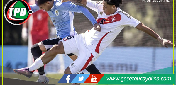 Selección peruana Sub-18 vence a Uruguay y concluye su tour internacional