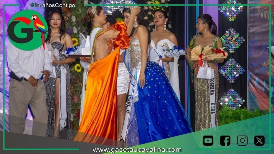 Sara Rodríguez es coronada como nueva Señorita Contamana 2025