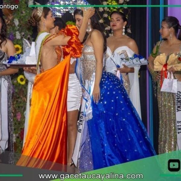 Sara Rodríguez es coronada como nueva Señorita Contamana 2025