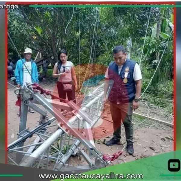 Menor es aplastado por una antena de empresa de telecomunicaciones en Loreto.