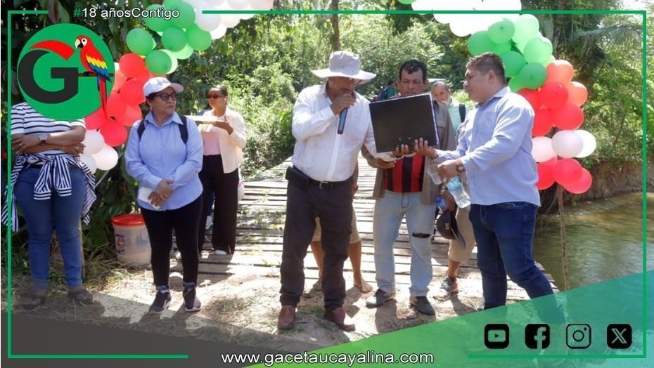 Inician renovación del puente que conecta Aguas Caliente y Villa Contamana