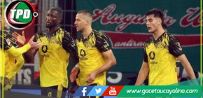 Dortmund gana 1-0 al Augsburgo y se coloca como escolta del Bayern Múnich