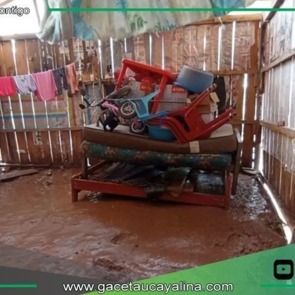 Desborde de ríos afecta viviendas y cultivos en San Martín.