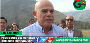 Gobierno reafirma compromiso con una descentralización real en el país.