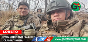 Joven loretano fallece luchando en la guerra entre Ucrania y Rusia