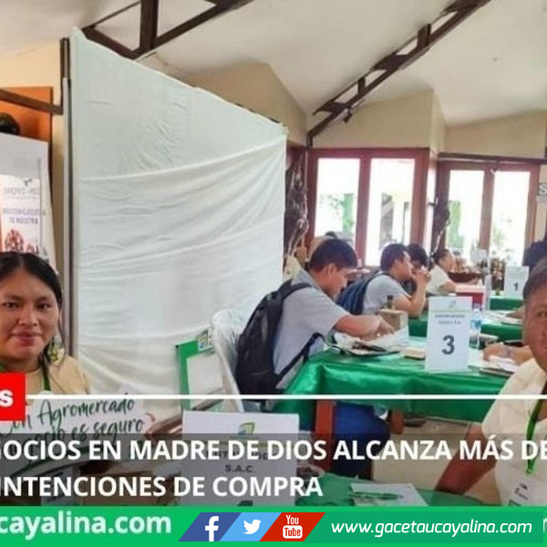 Rueda de Negocios en Madre de Dios alcanza más de S/ 4.4 millones en intenciones de compra.