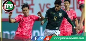 Bolivia cae ante Corea del Sur