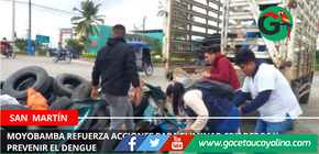 Moyobamba refuerza acciones para eliminar criaderos y prevenir el dengue