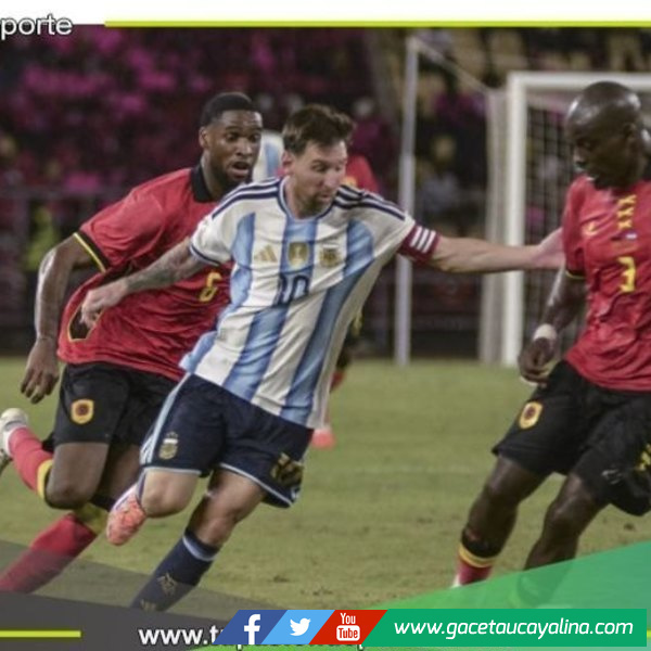 Argentina venció 2-0 a Angola