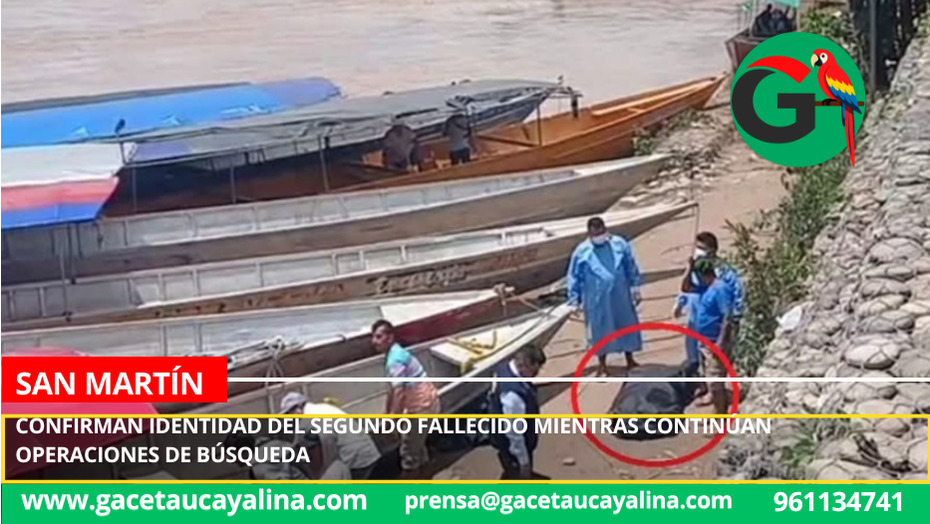 Confirman identidad del segundo fallecido mientras continúan operaciones de búsqueda