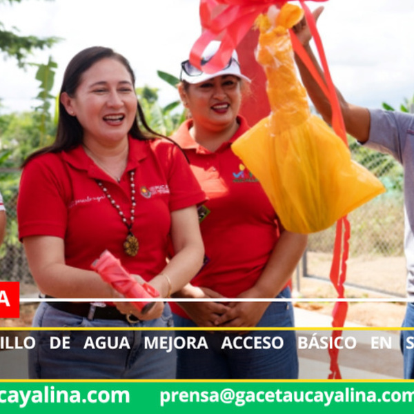 Renovado castillo de agua mejora acceso básico en Santa Rosa en Yarinacocha