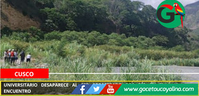Universitario desaparece al ser arrastrado por río en El Encuentro
