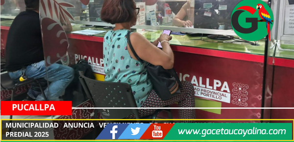 Municipalidad anuncia vencimiento de cuarta cuota del impuesto predial 2025