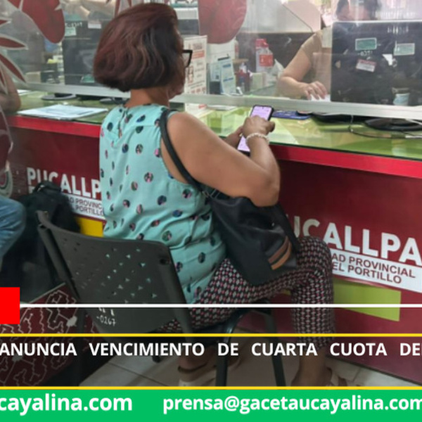 Municipalidad anuncia vencimiento de cuarta cuota del impuesto predial 2025