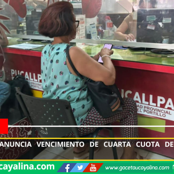 Municipalidad anuncia vencimiento de cuarta cuota del impuesto predial 2025