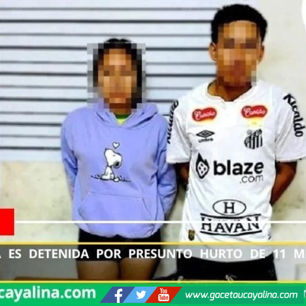 Joven empleada es detenida por presunto hurto de 11 mil soles en Pucallpa.