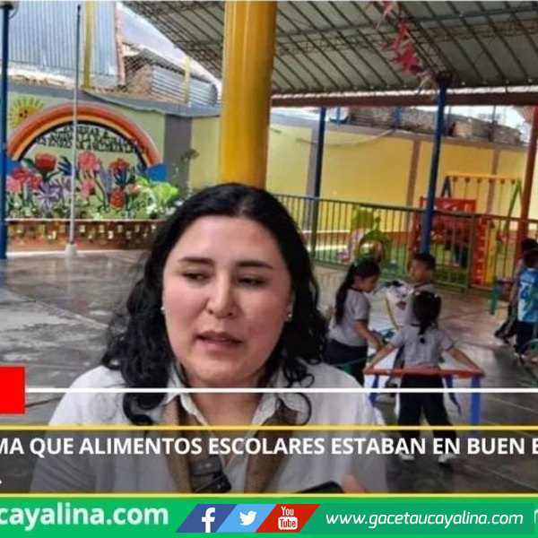 Análisis confirma que alimentos escolares estaban en buen estado y sin contaminación.