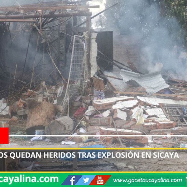 Joven muere y dos quedan heridos tras explosión en Sicaya