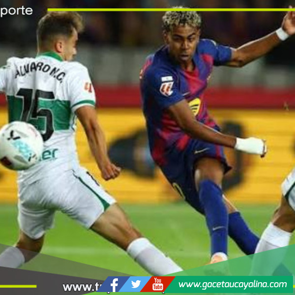 Barcelona vence 3-1 al Elche y recupera la segunda posición