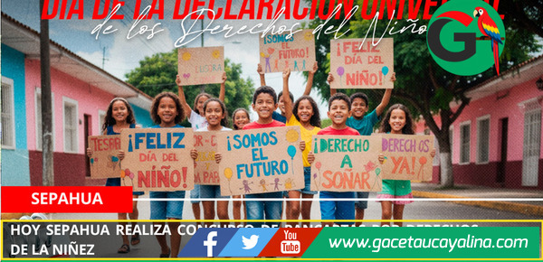 Hoy Sepahua realiza concurso de pancartas por derechos de la niñez