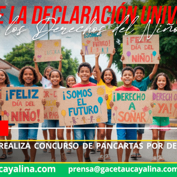 Hoy Sepahua realiza concurso de pancartas por derechos de la niñez