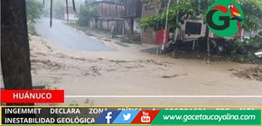 Ingemmet declara zona crítica a Sogoragra por alta inestabilidad geológica.