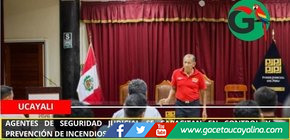 Agentes de seguridad judicial se capacitan en control y prevención de incendios.