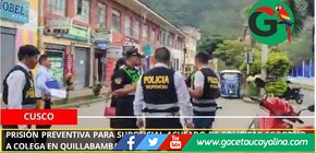 Prisión preventiva para suboficial acusado de solicitar soborno a colega en Quillabamba.