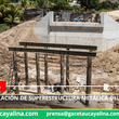 Avanza instalación de superestructura metálica del puente en Contamana