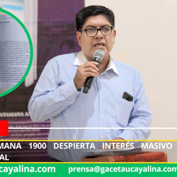 Libro Contamana 1900 despierta interés masivo y renueva identidad local