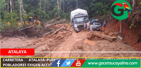 Carretera Atalaya–Puerto Ocopa queda intransitable y pobladores exigen acción inmediata