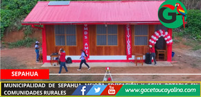 Municipalidad de Sepahua mejora educación y agua potable en comunidades rurales