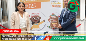 Contamana recibe reconocimiento nacional por garantizar desarrollo integral infantil