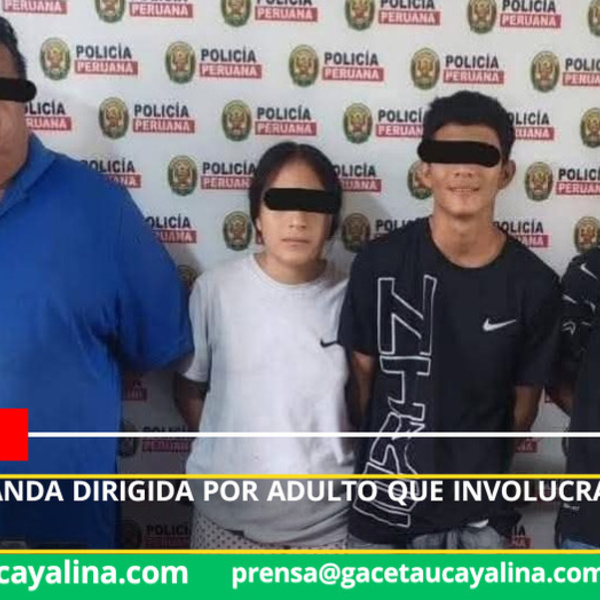 Atrapan a banda dirigida por adulto que involucraba menores en robos