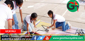 Sofía y Thiago lideran el primer torneo de robótica del colegio Auristela Dávila en Ucayali.