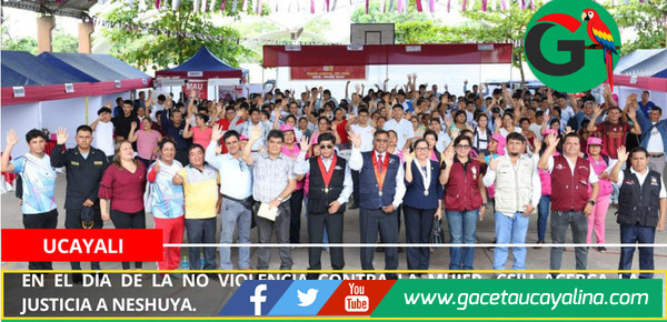 En el Día de la No Violencia contra la Mujer, CSJU acerca la justicia a Neshuya.