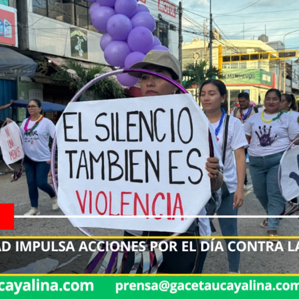 Municipalidad impulsa acciones por el Día contra la Violencia a la Mujer