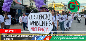 Municipalidad impulsa acciones por el Día contra la Violencia a la Mujer