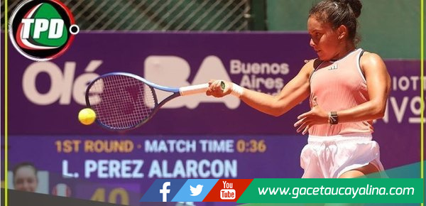 Lucciana Pérez inicia con triunfo su camino en el WTA 125 de Buenos Aires