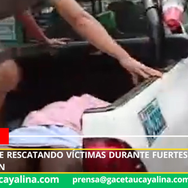 Policía muere rescatando víctimas durante fuertes inundaciones en San Martín