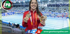 Rafaela Fernandini se corona campeona bolivariana y lidera cosecha de medallas en la natación